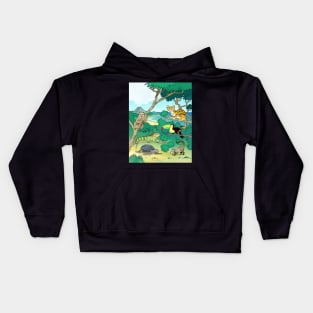 Animals of Costa Rica Kids Hoodie